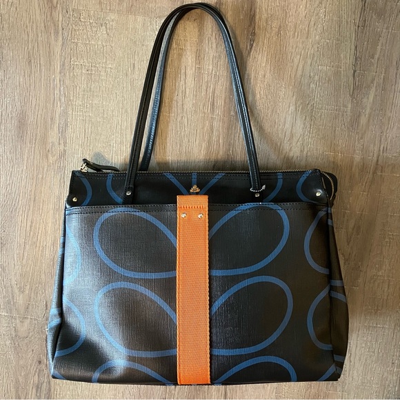 Orla Kiely Handbags - Orla Kiely Watson Tote Linear Flower EUC